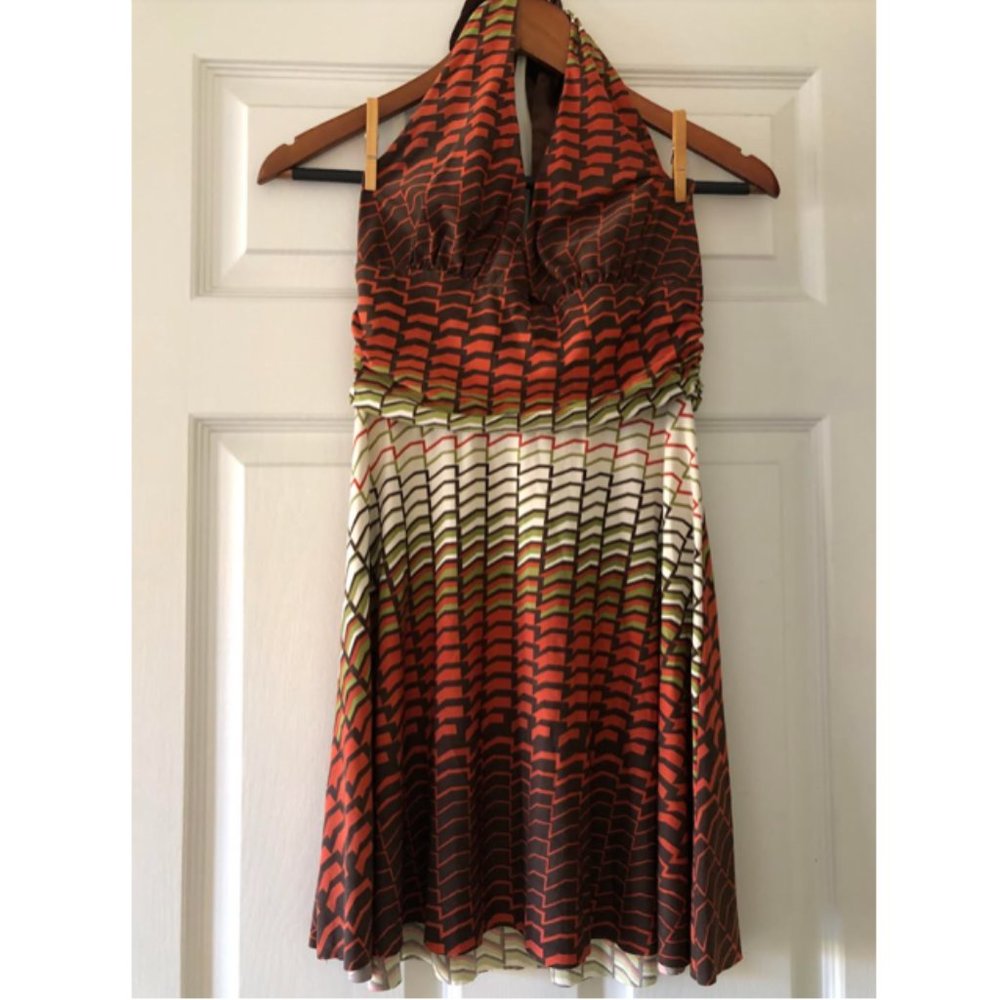 Retro Print Dress Sz Small